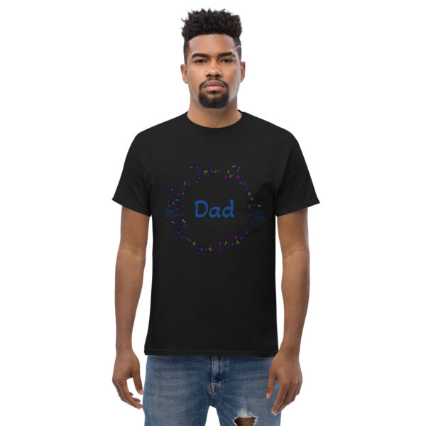 Dad's classic tee with kid name - Image 2