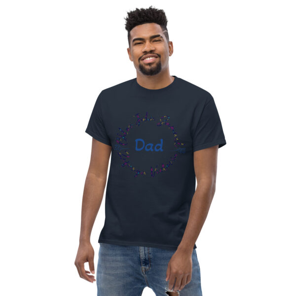 Dad's classic tee with kid name - Image 6
