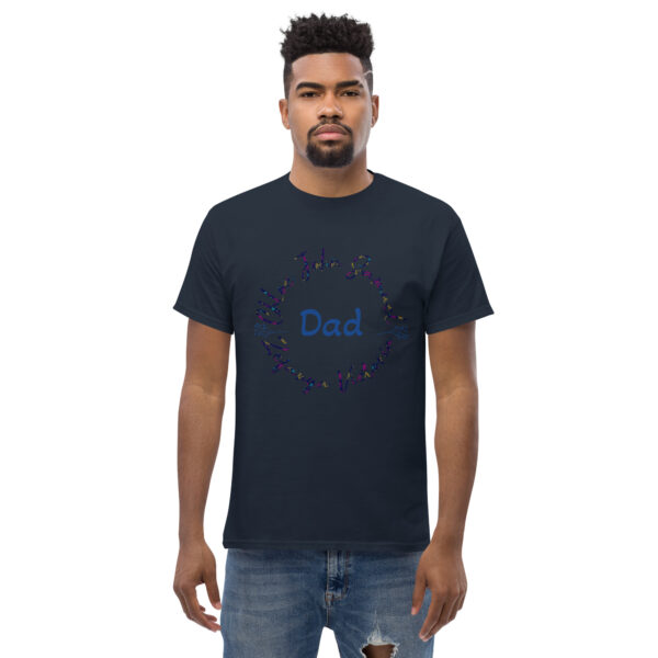 Dad's classic tee with kid name - Image 5