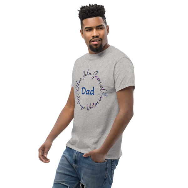 Dad's classic tee with kid name - Image 9