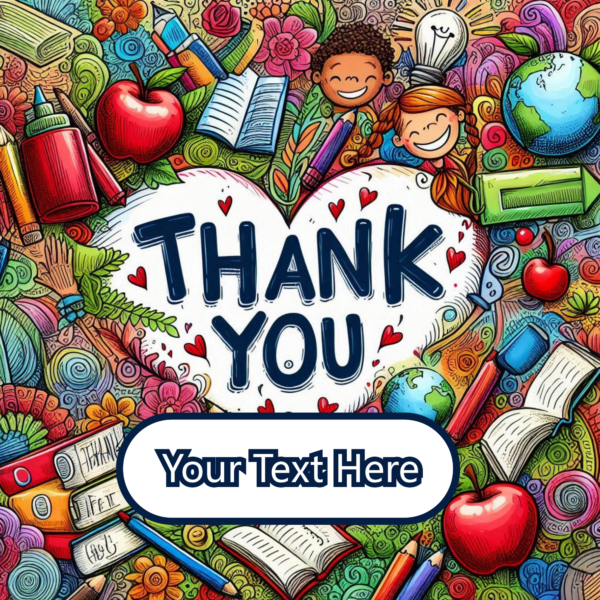 Thank you Mug - Personalised Text - Image 2