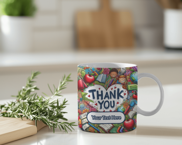 Thank you Mug - Personalised Text